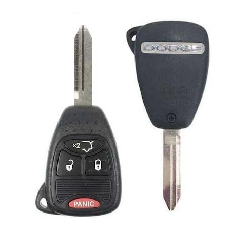 Oem OEM: NEW: 2006-2009 Dodge Durango / 4-Button Remote Head Key / PN: 05179512AC / OHT692715AA RHK-DDG-9512
